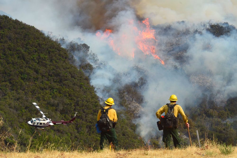 Whittier Fire activity expected today within containment lines