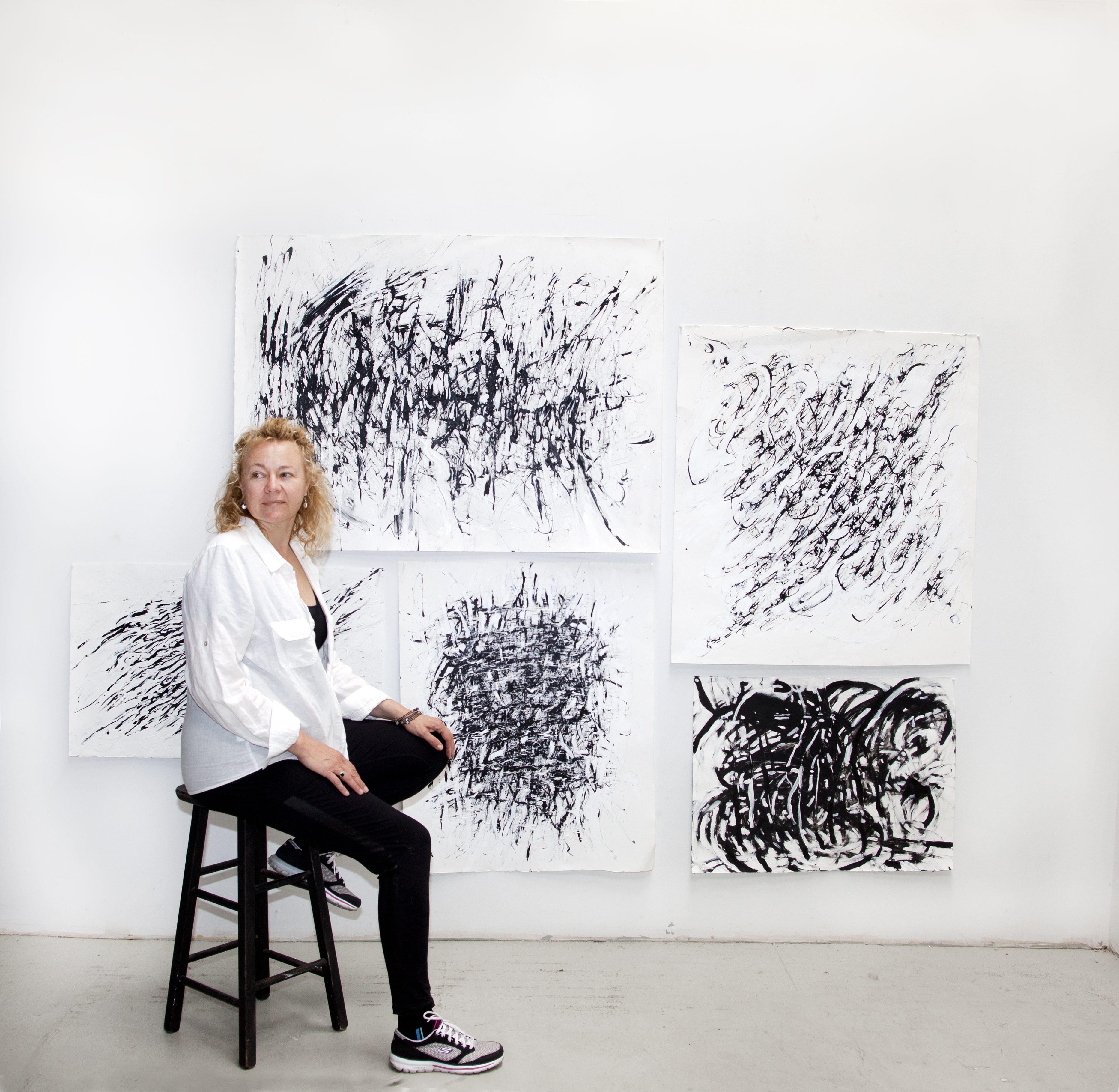Painter bringing ‘Spontaneous Chaos’ to C Gallery