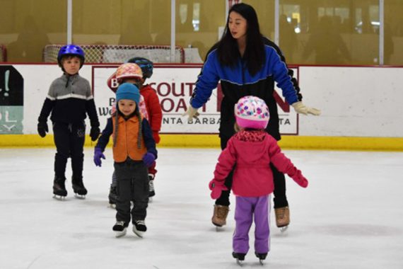 Skating School teaches people of all ages and skill levels