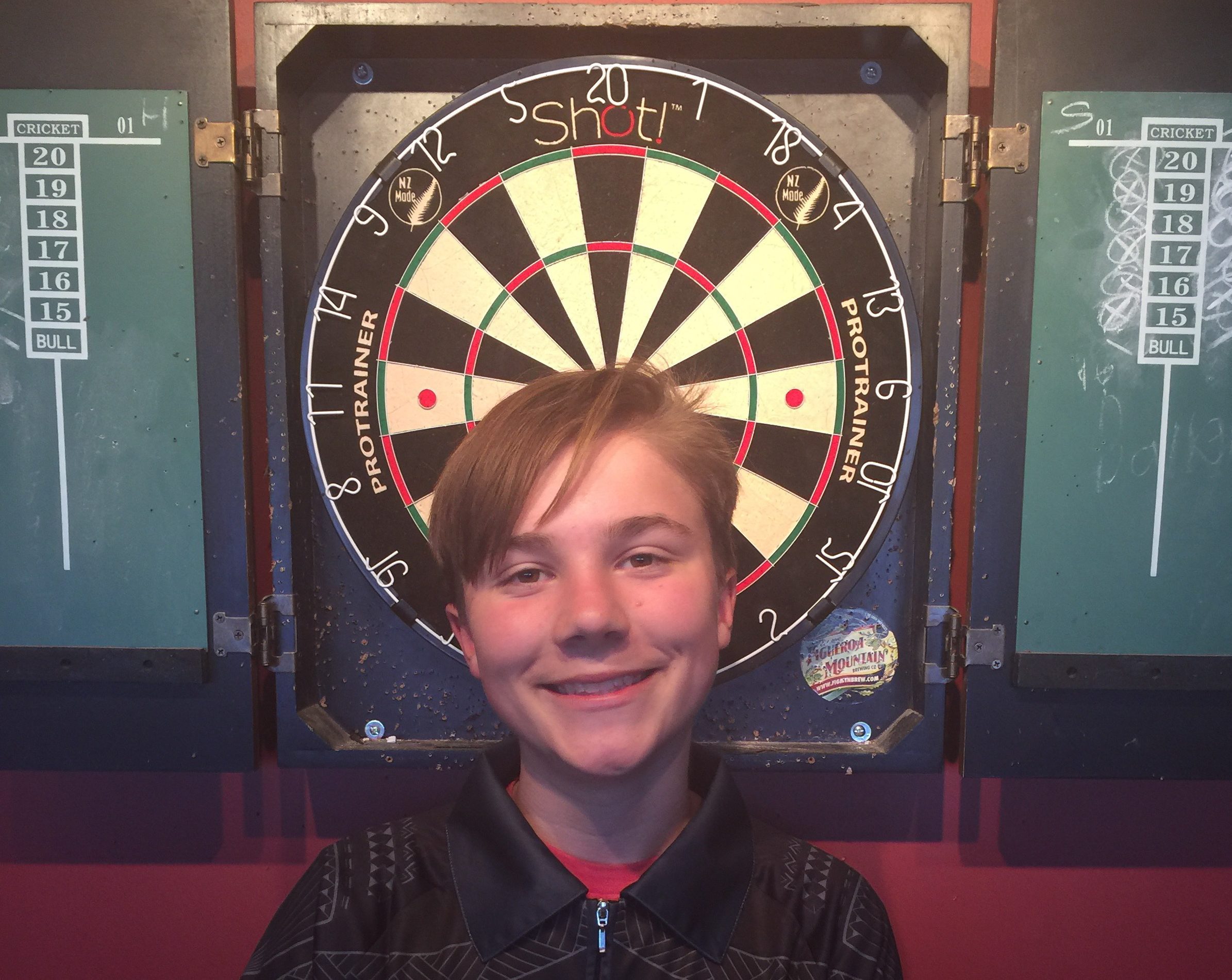 For Aidan O’Neill, throwing darts is fun but also serious business