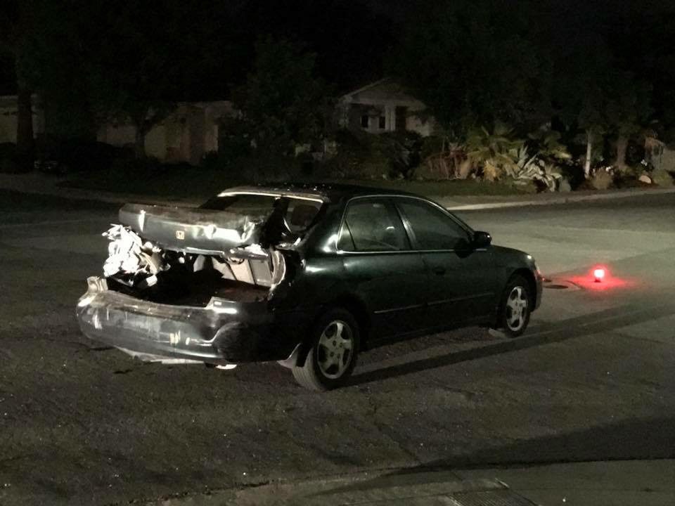 Multiple vehicles damaged in Buellton due to DUI driver