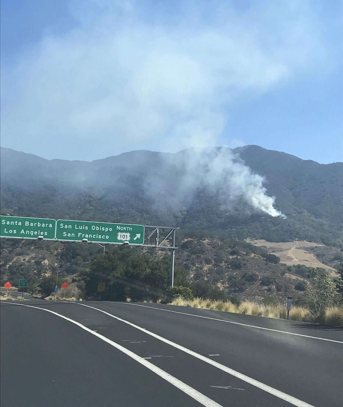 Fire at Gaviota Peak under control