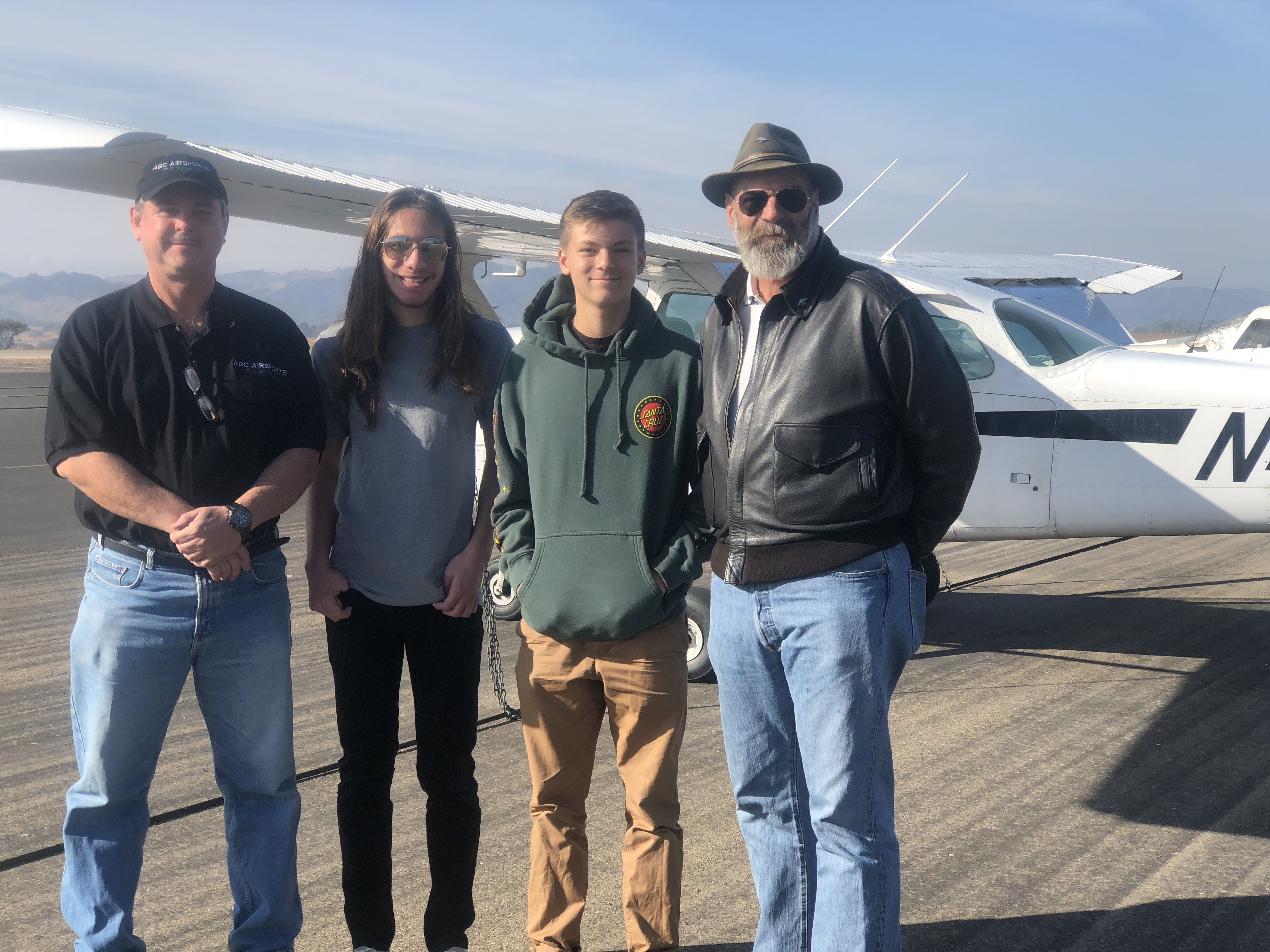 Flight scholarship students complete first part of training