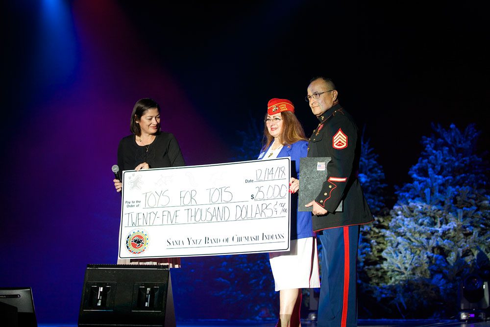 Chumash raise $25,000 for Toys for Tots
