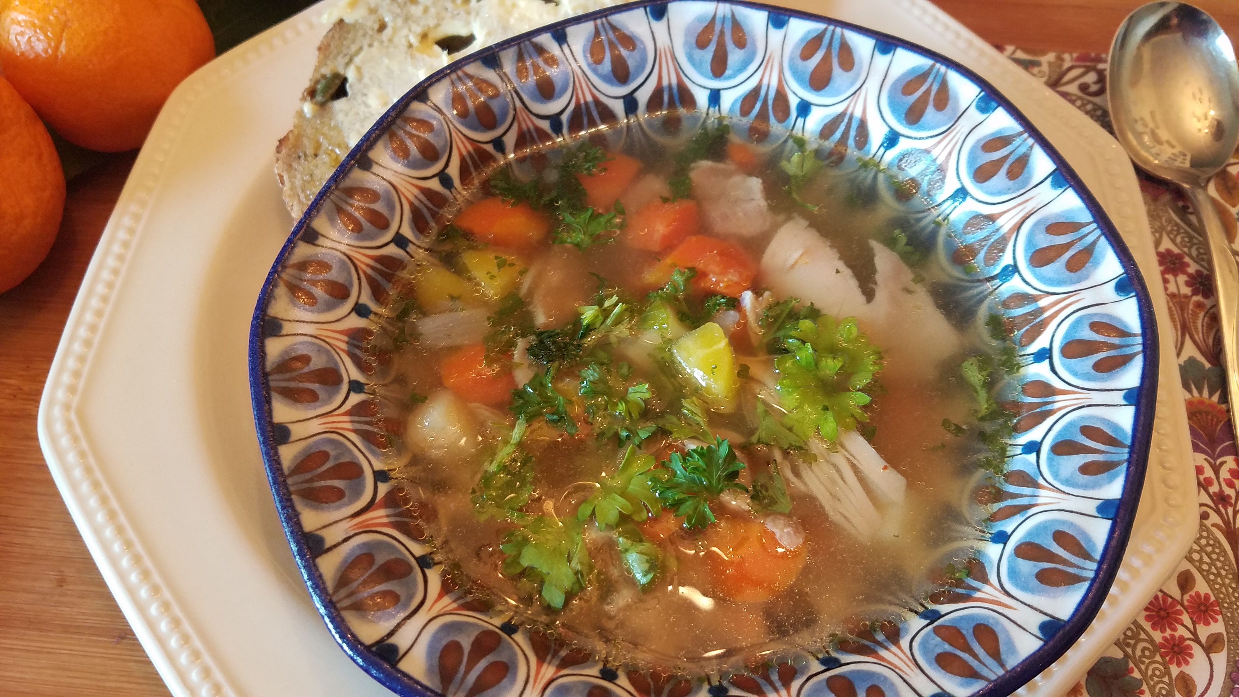 Chicken soup is ‘a hug in a bowl’