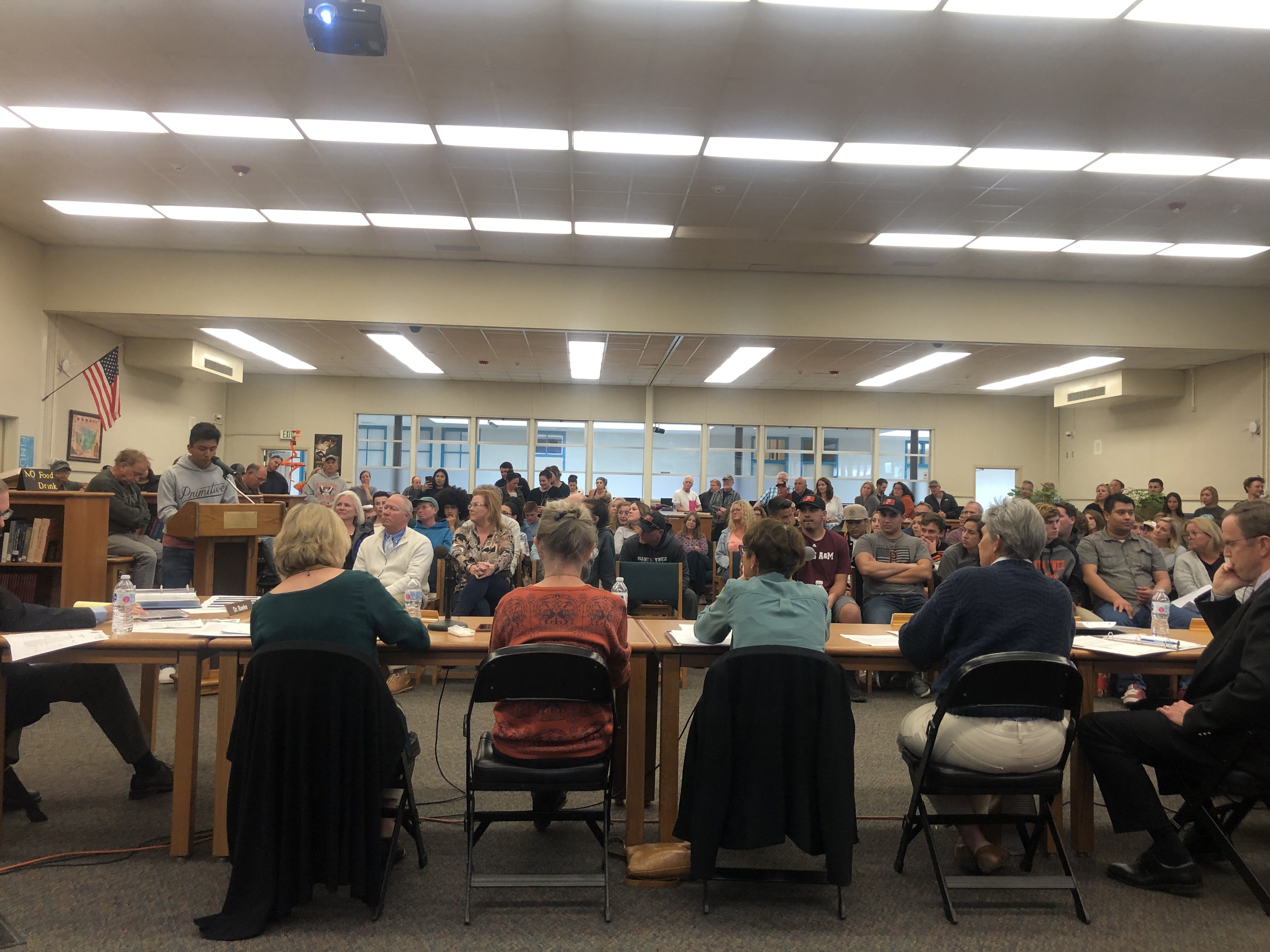 Crowd urges SYHS board not to cut teachers, programs