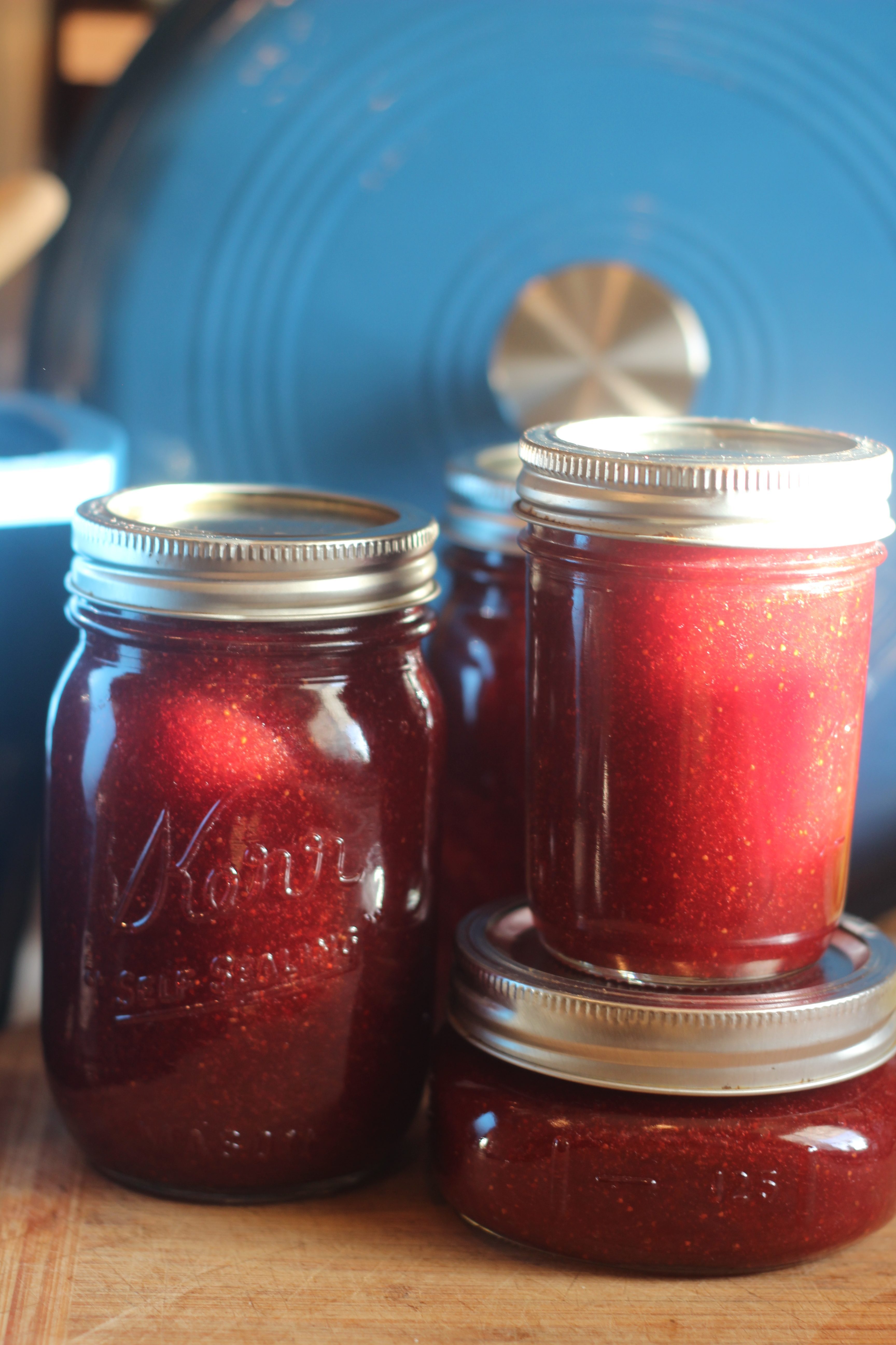 Pectin-free strawberry jam is a labor of love