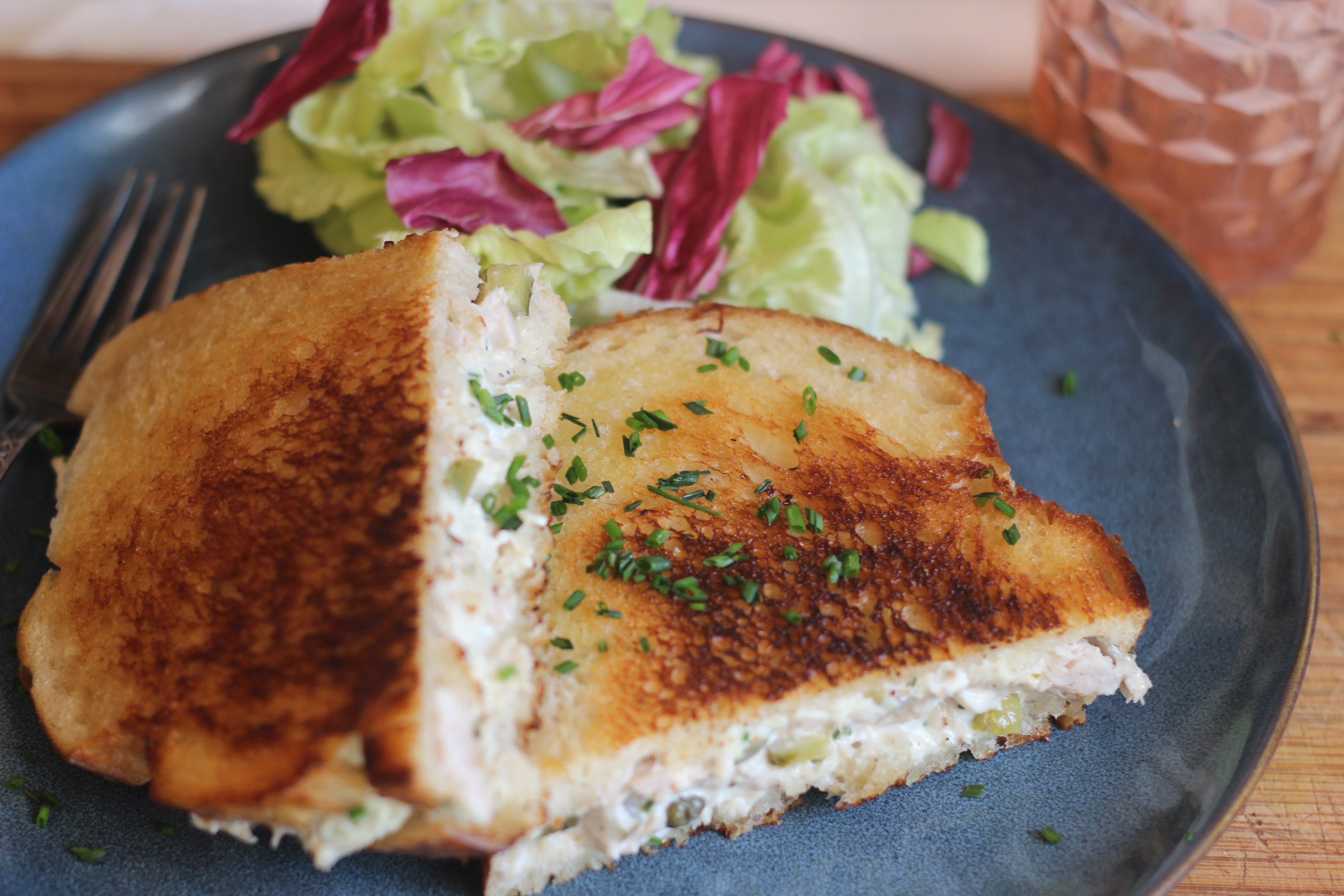 Toasted Chicken Mayonnaise is a family favorite