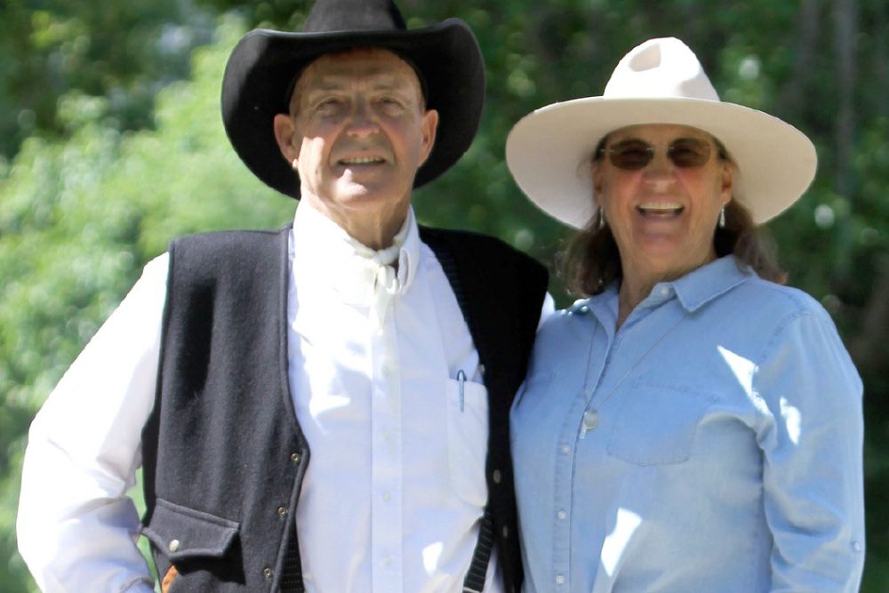 Brandy and John Branquinho as 2019 Honored Vaqueros at SB Fiesta Stock Horse Show and Rodeo