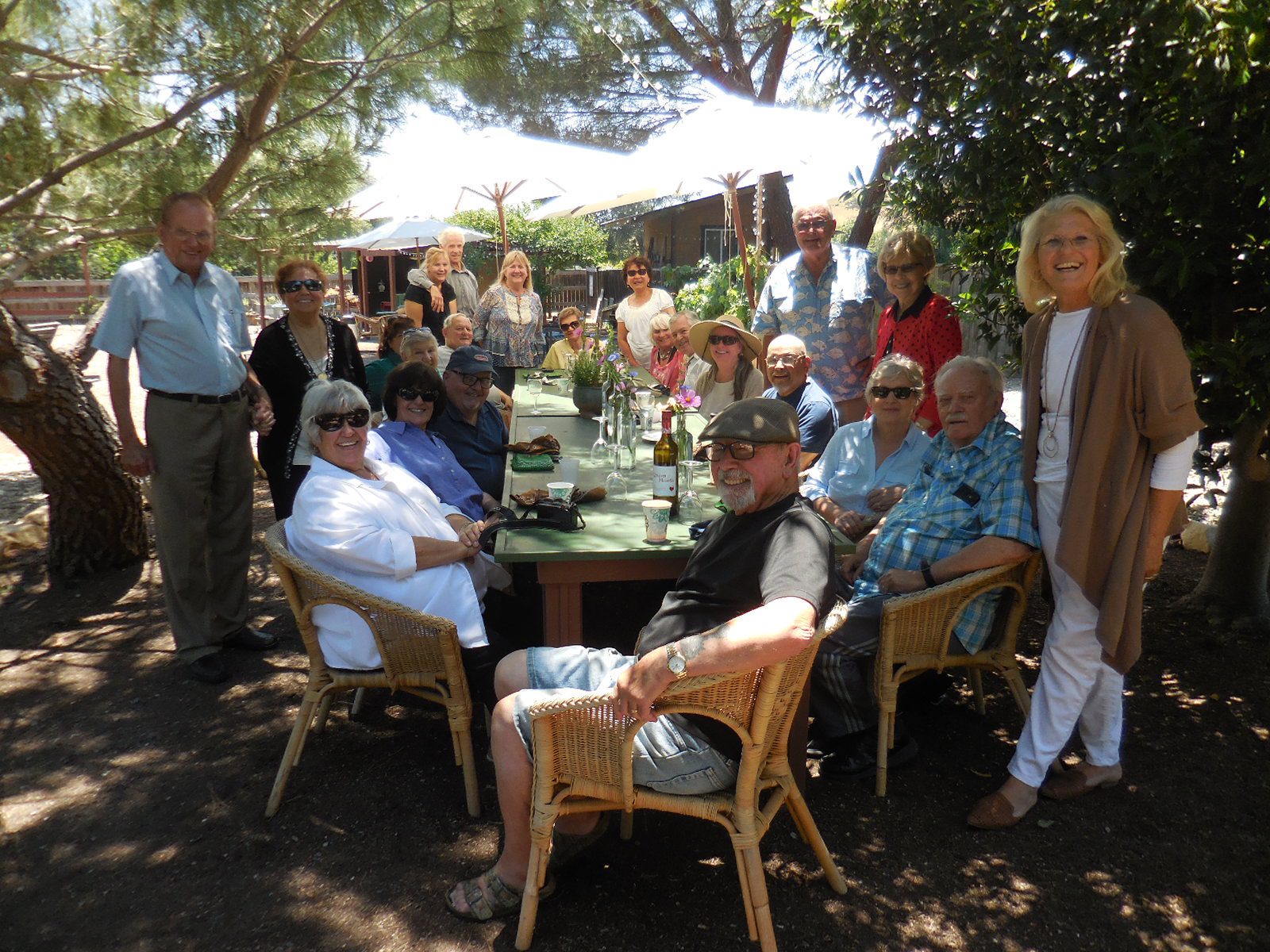 Buellton Senior Center enjoys lunch in garden setting