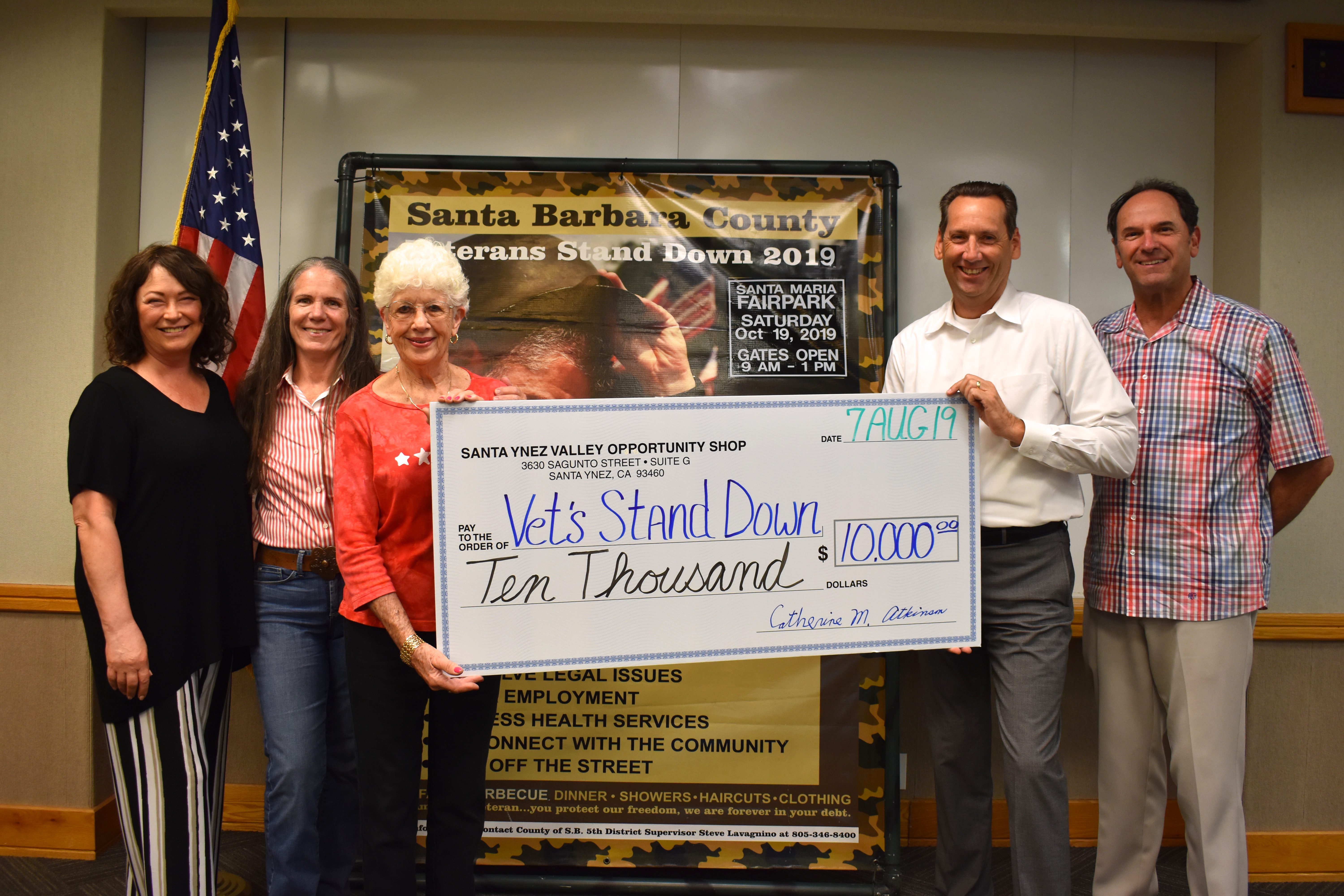 SYV Opportunity Shop donates $10,000 to Stand Down 