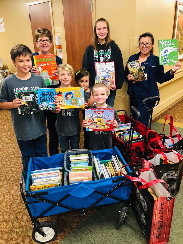 4-H Club’s donated books are just what the doctor ordered