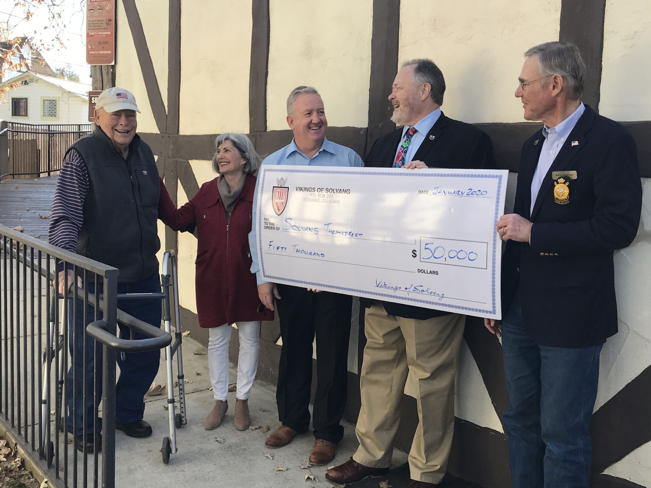 Theaterfest receives $50,000 donation from Vikings of Solvang