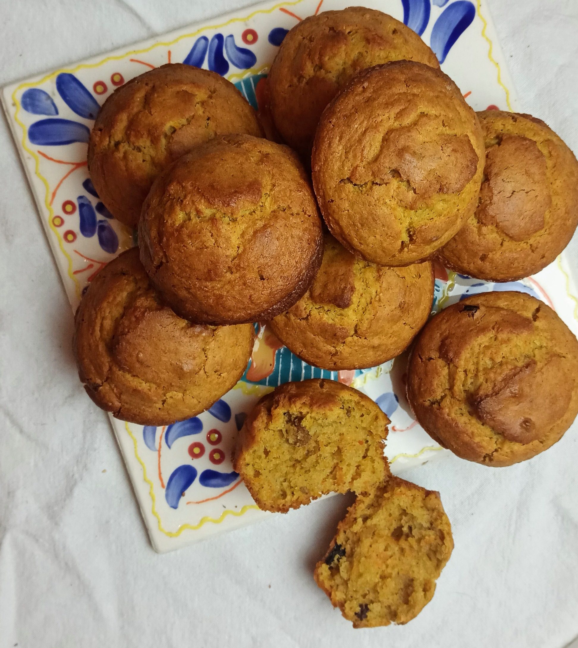 Carrot muffins make a delicious healthy snack