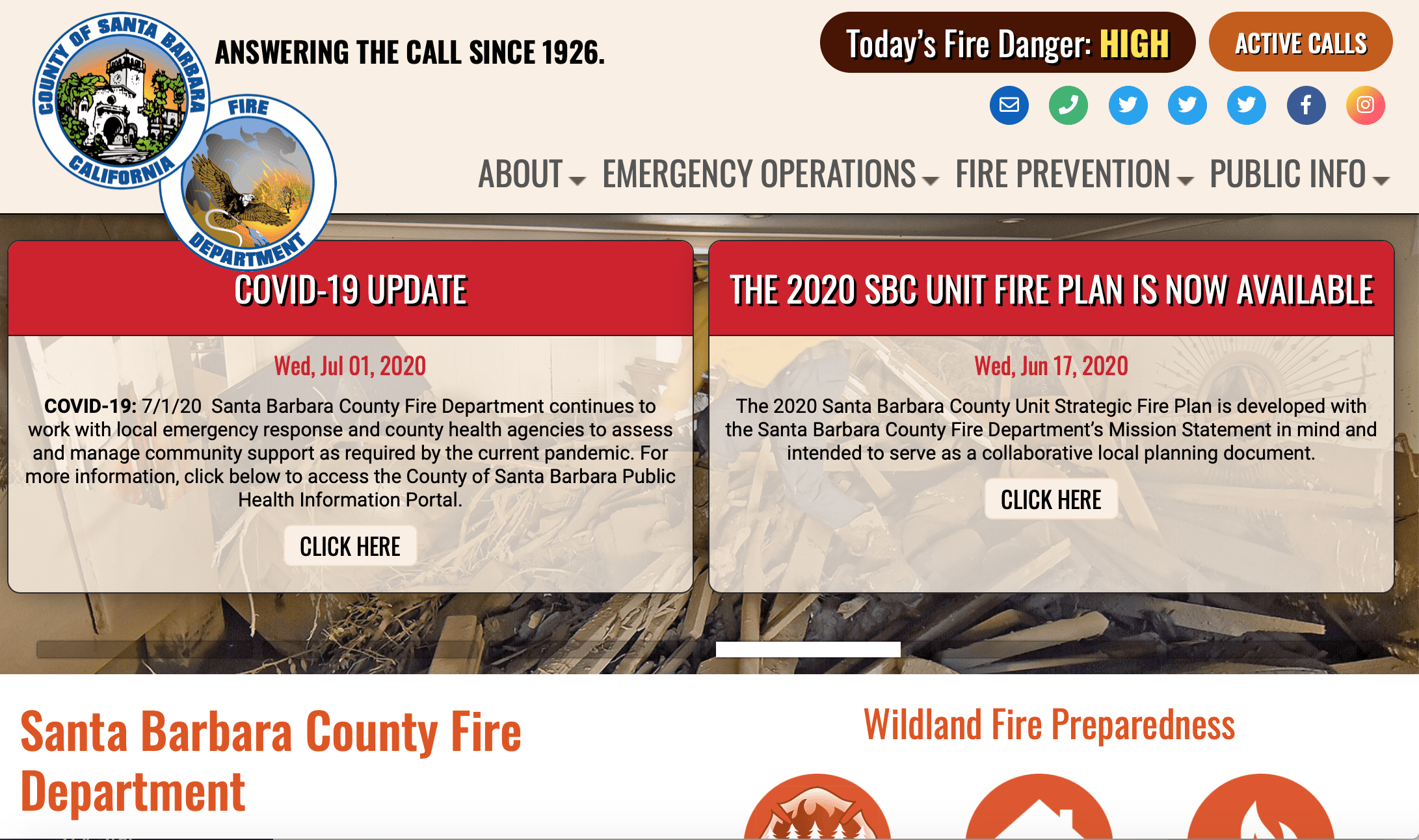 SB County Fire launches new website