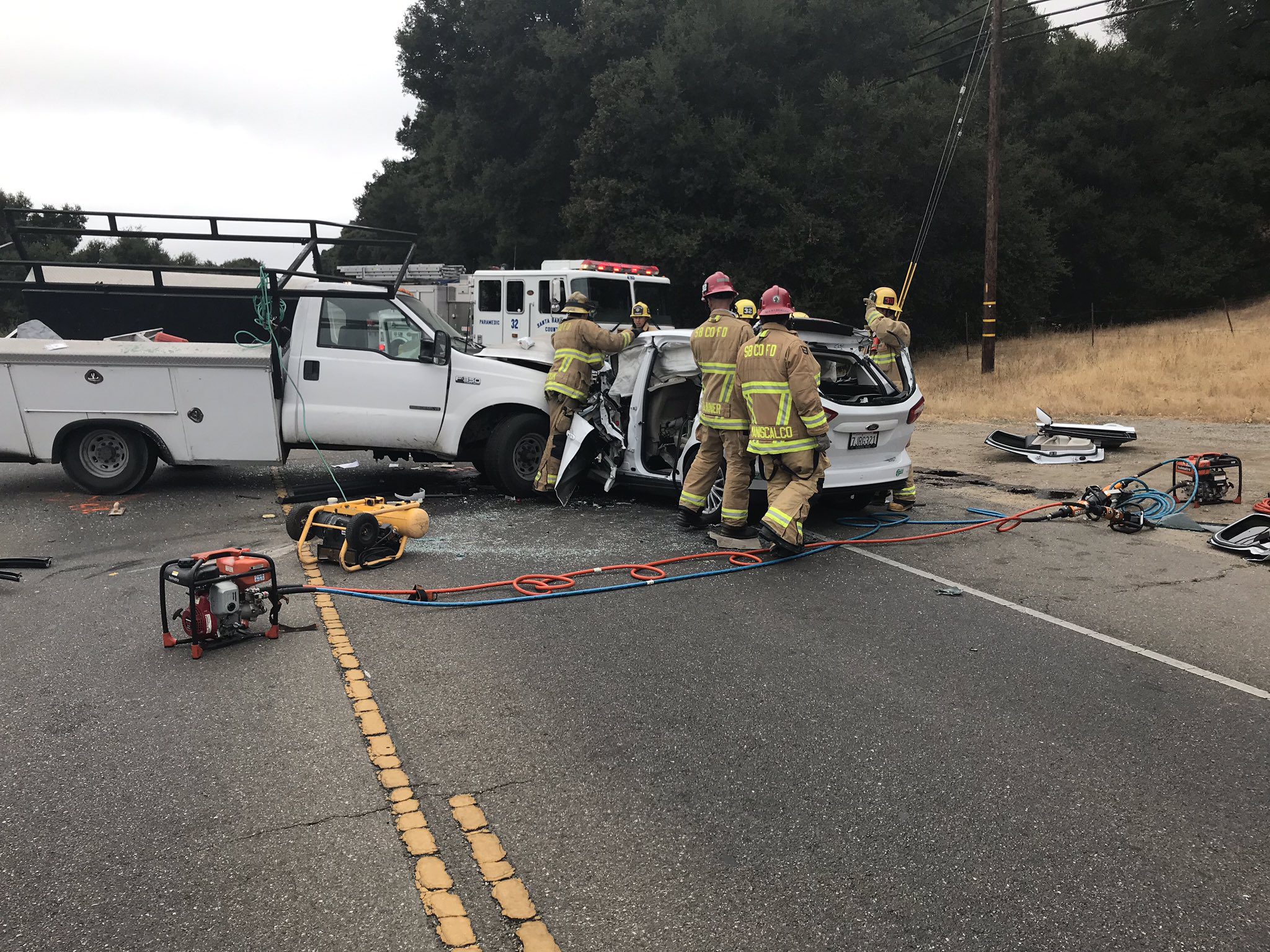 Fatal head on collision Friday morning in Solvang