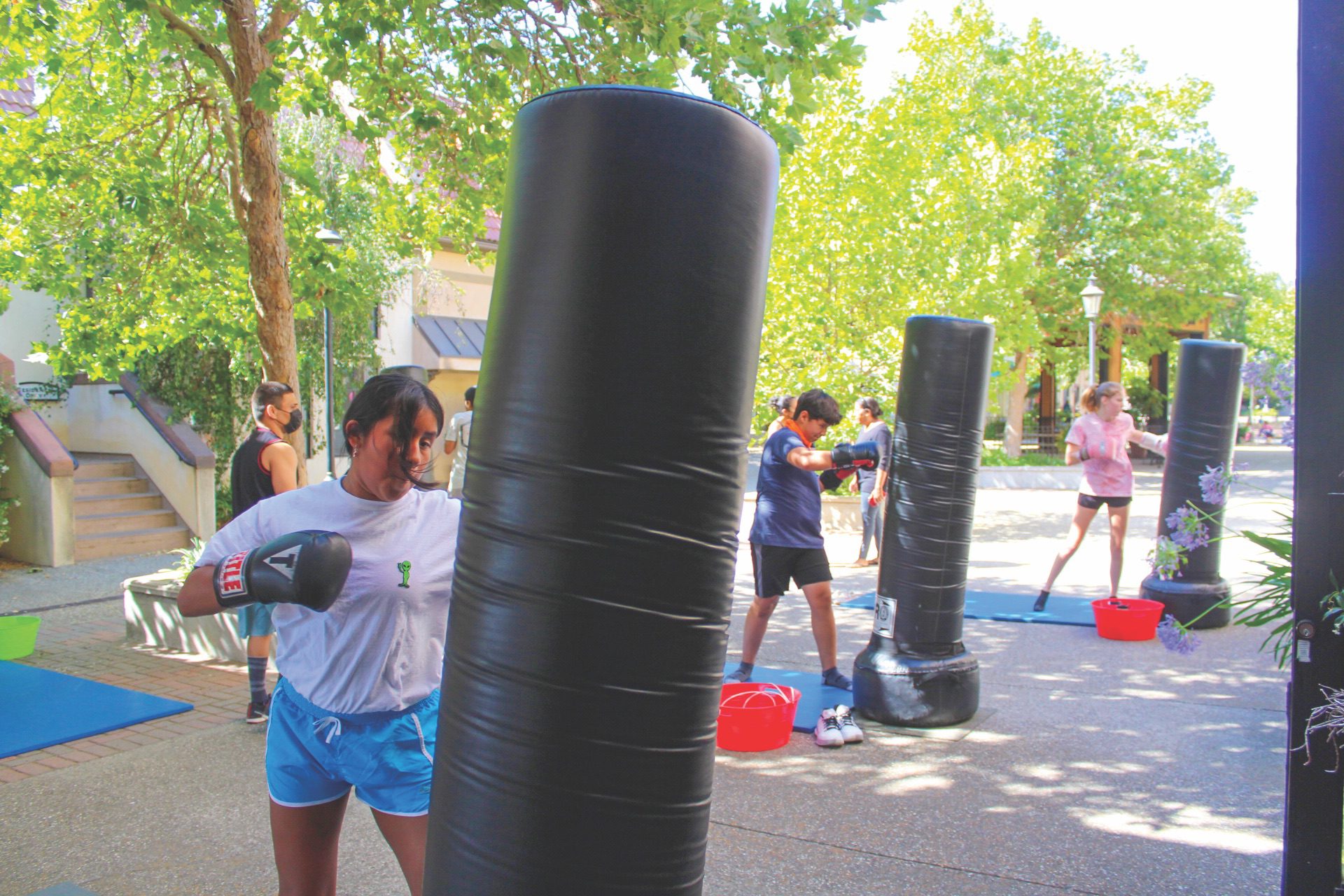 Youth Empowered hitting back with creative solutions to workouts