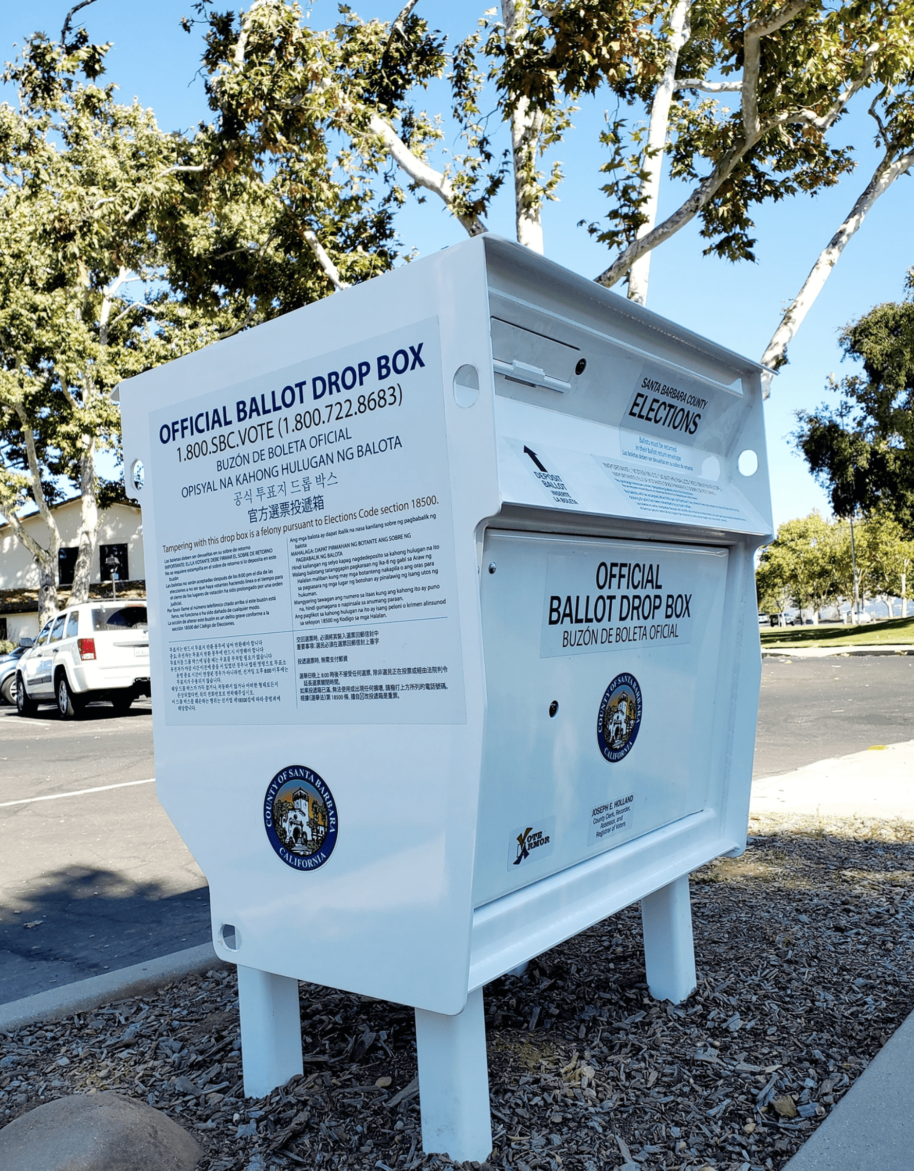 More than 30 countywide secure ballot drop boxes available Oct. 5
