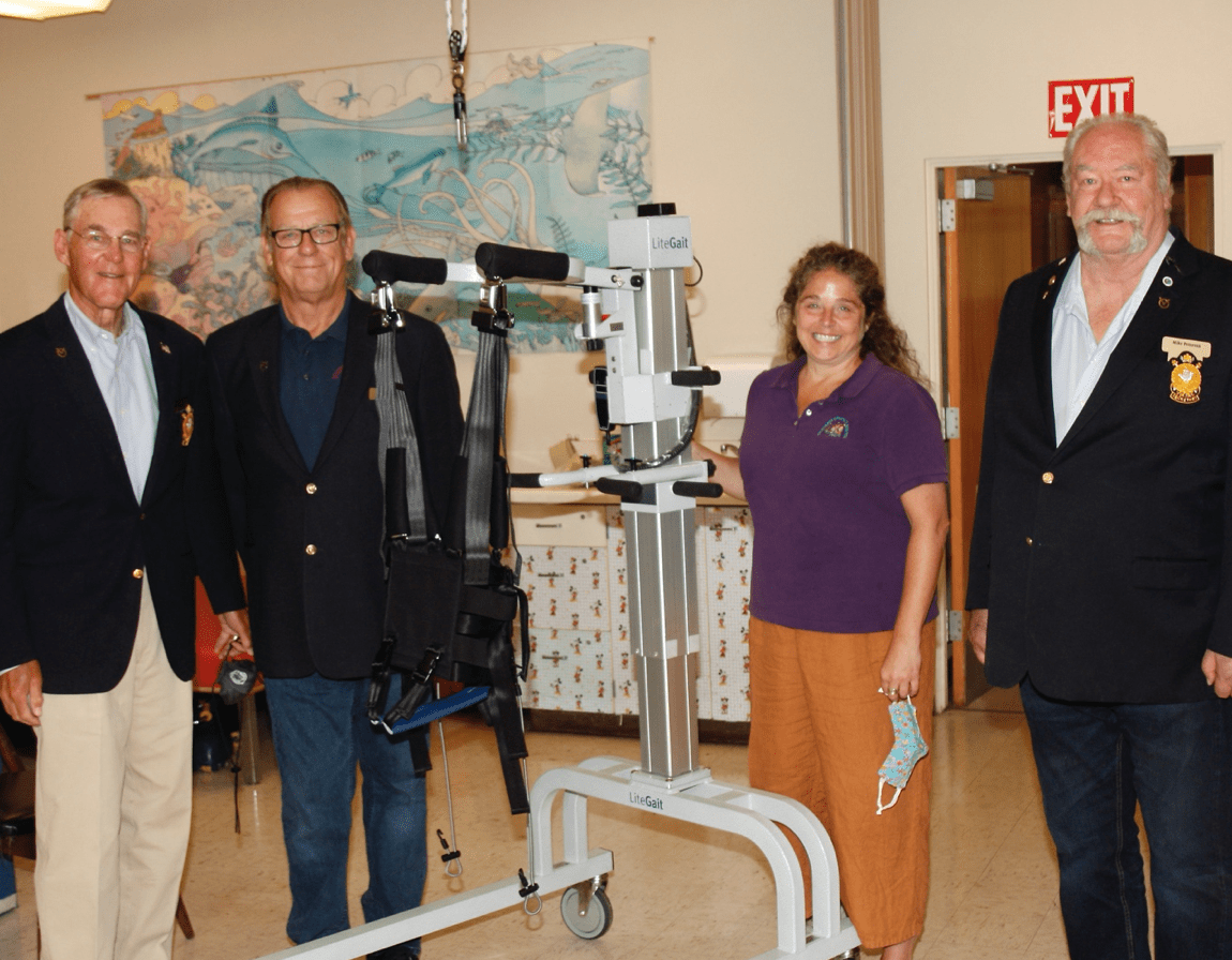 Vikings donate $8,000 LiteGait apparatus to help young patients improve mobility