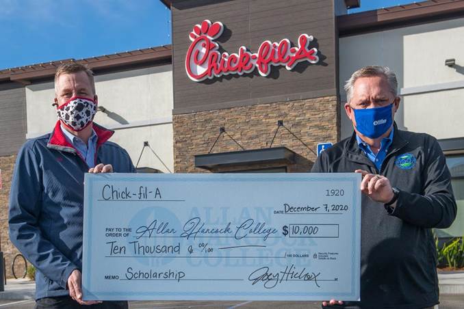 Chik-Fil-A gives $10,000 to AHC scholarships