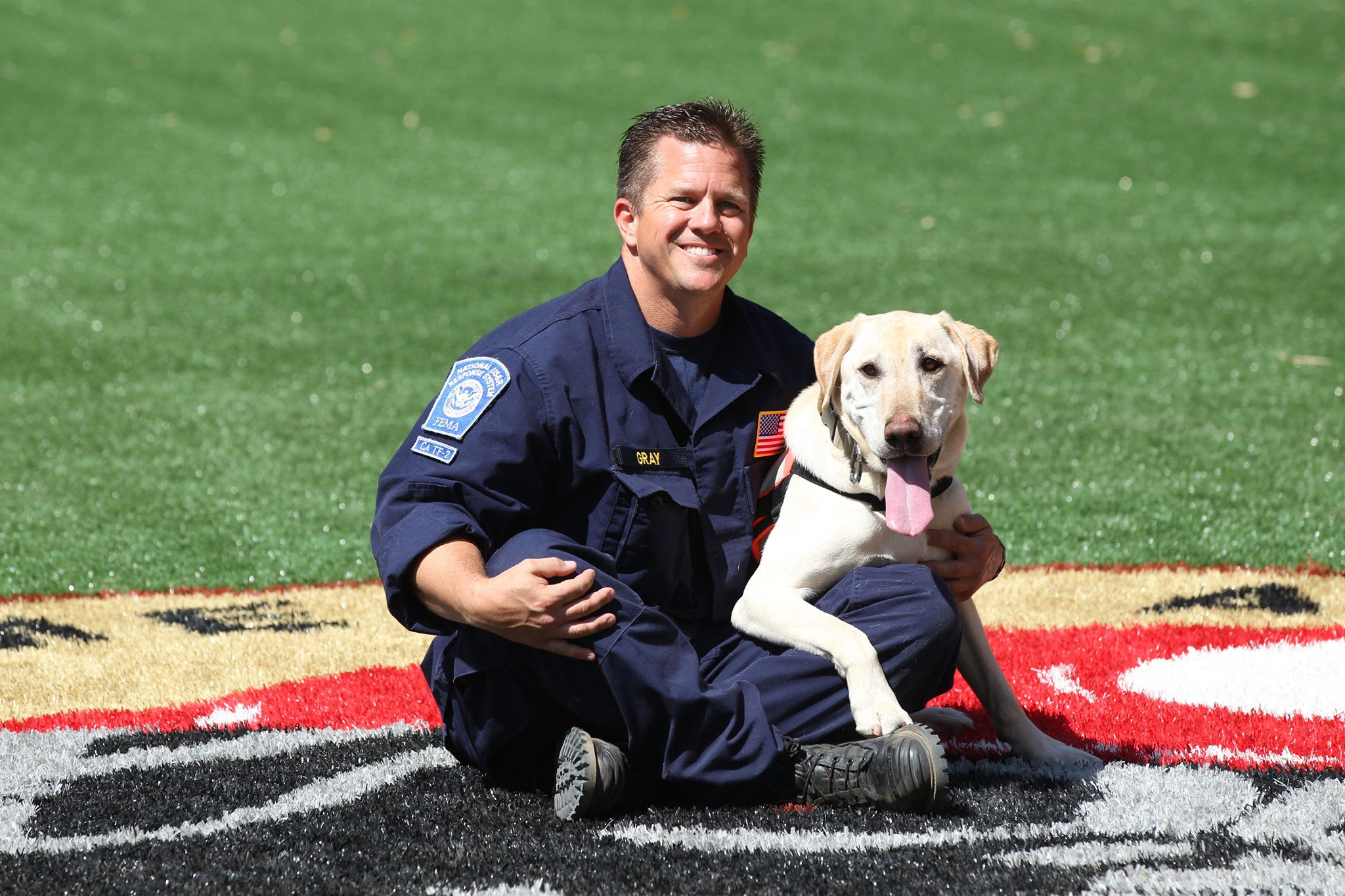 SBC Fire mourns loss of beloved search dog Riley