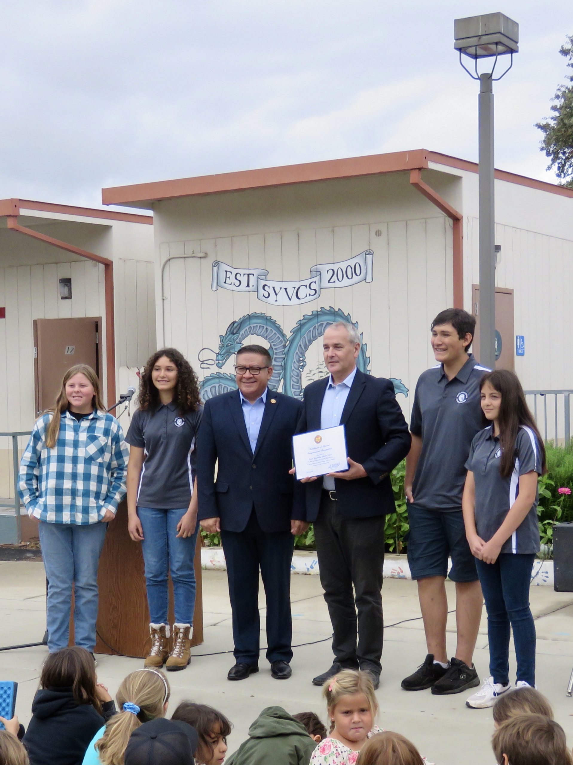 Congressman visits Santa Ynez Valley Charter School