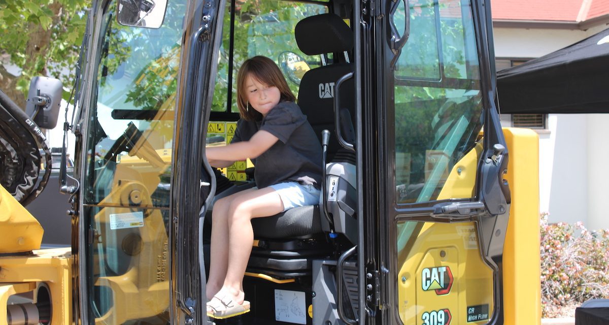 Kids explore heavy machinery at Touch-A-Truck event