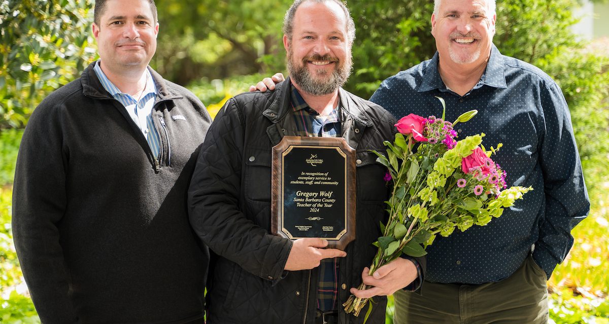 Santa Ynez High’s Greg Wolf named County Teacher of the Year