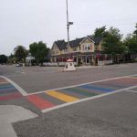 Crosswalk color controversy re-emerged in Los Olivos