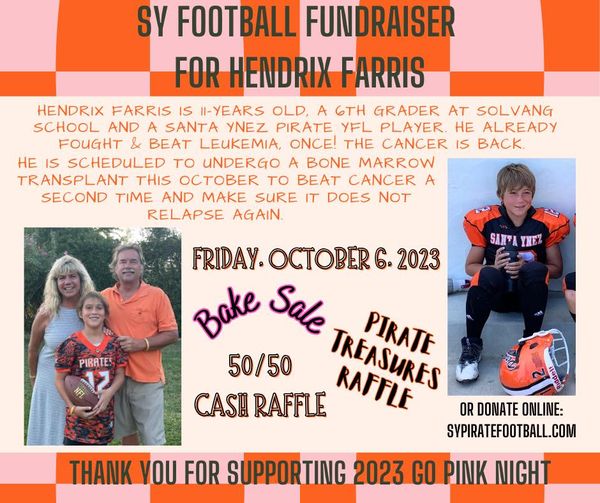 Santa Ynez football fundraises for a Pirate family