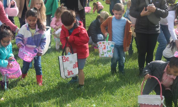 Rainy forecast can’t curtail egg hunters at annual Eggstravaganza