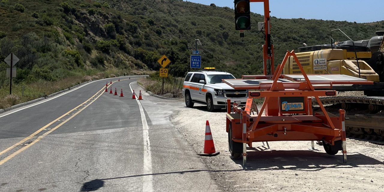 One-way reversing traffic control on Highway 154 anticipated to begin Thursday, July 4