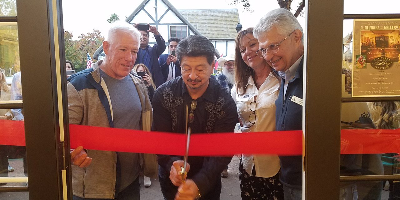 The A. Alvarez Fine Art Gallery holds grand opening and ribbon-cutting ceremony
