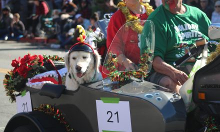 Julefest participants put on a show for parade watchers