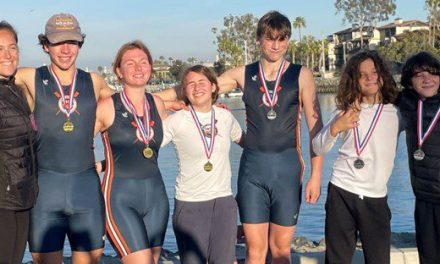 Santa Barbara Community Rowing experiences success at Long Beach President’s Day Regatta