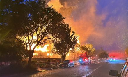 Fire breaks out at abandoned building on 1st and Molle in Solvang