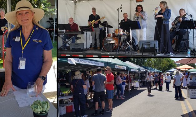 Jazz music filled the air at the Los Olivos Jazz and Olive Festival
