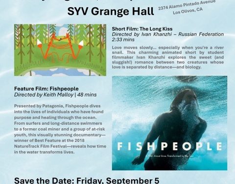 NatureTrack and the SYV Grange Hall Family Film Series features award-winning ocean documentary and animated short