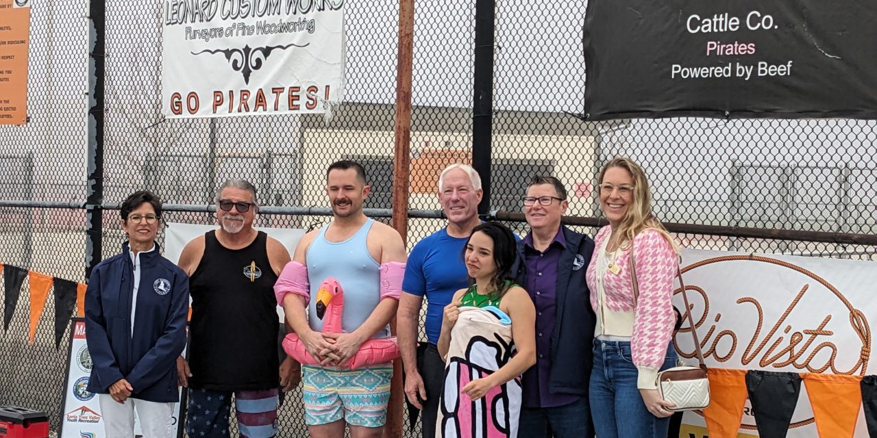 Mayors, councilmembers among those taking early plunge for aquatic center