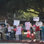 Solvang demonstrators stand with Denmark, tell U.S. administration ‘Hands off Greenland!’