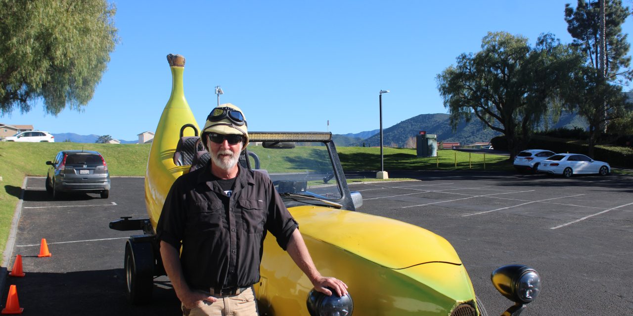 ‘Big Banana Car’ makes weekend pit stop in Buellton