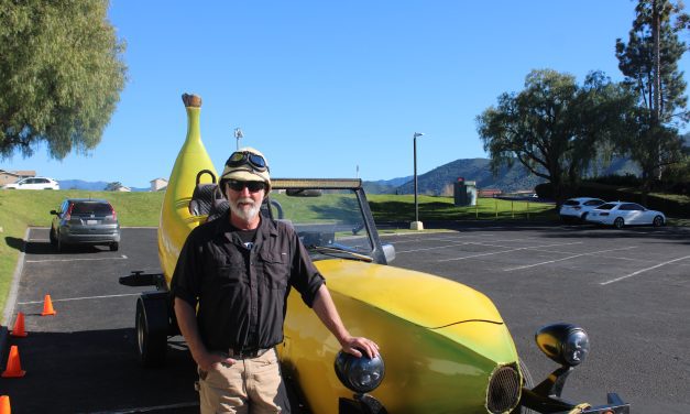 ‘Big Banana Car’ makes weekend pit stop in Buellton